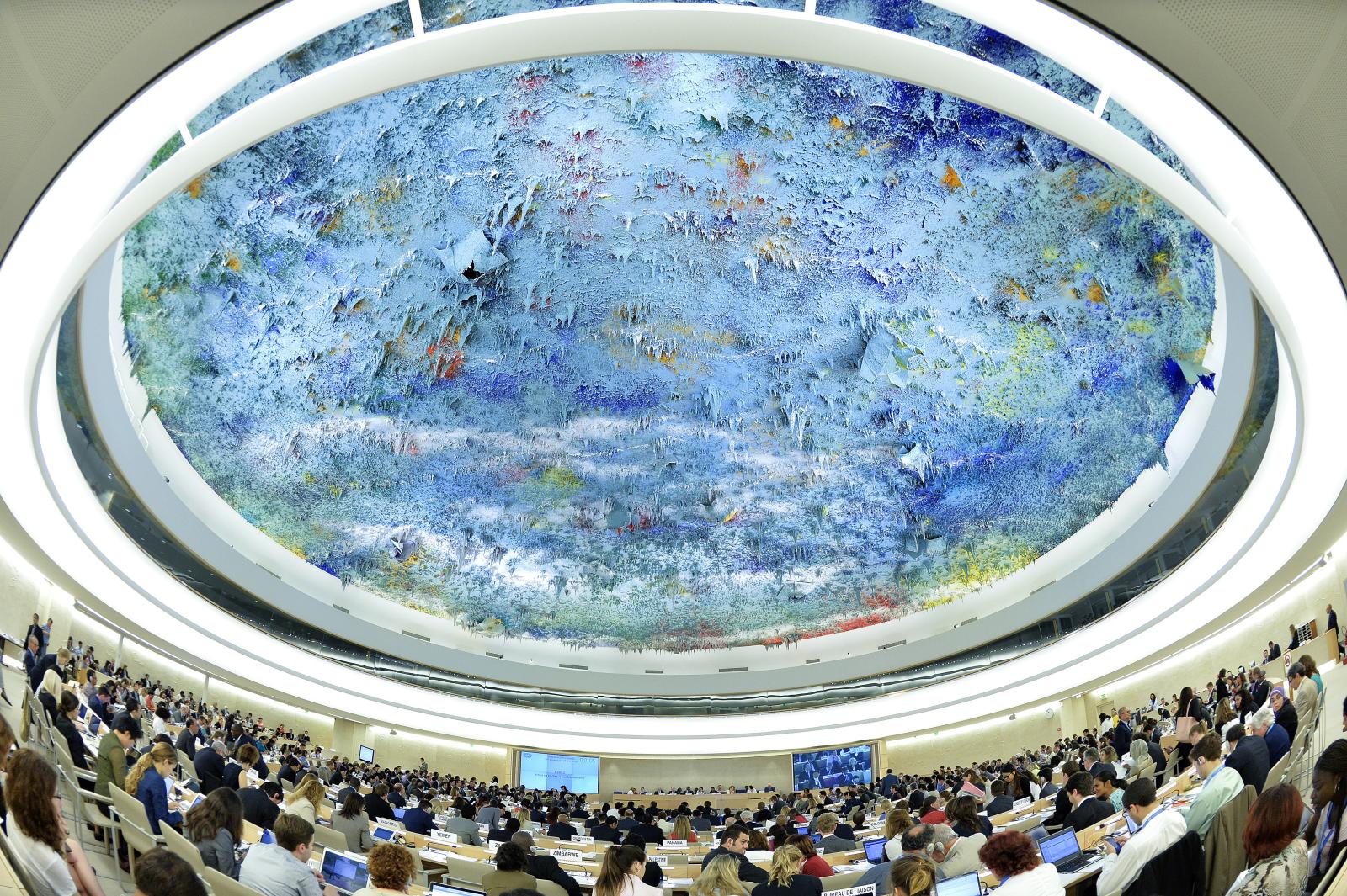 A general view at a 26th session of the Human Rights Council. 26 June 2014. UN Photo / Jean-Marc Ferré