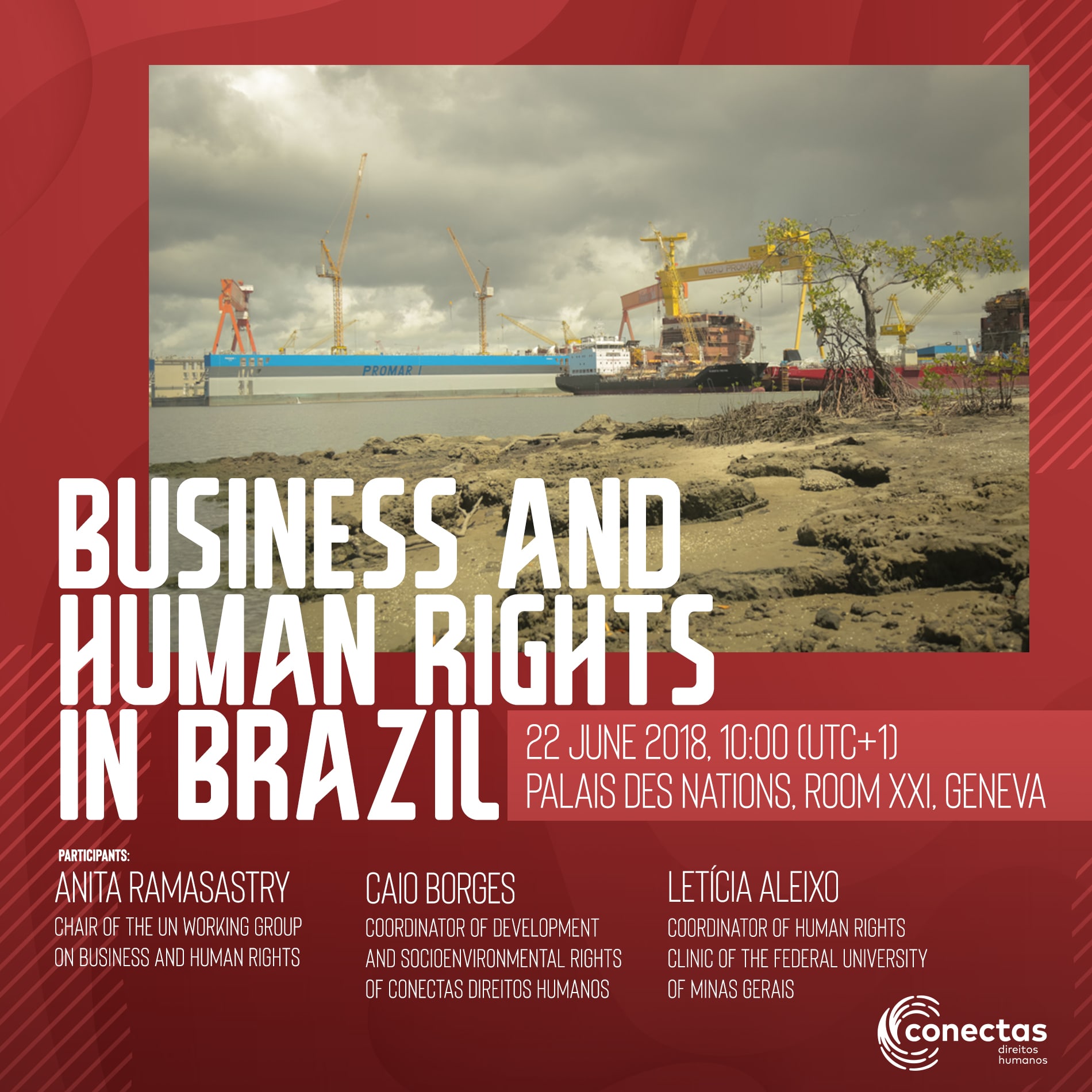 Conectas apresenta em Genebra relatório que avaliou a implementação pelo Brasil das recomendações do Grupo de Trabalho da ONU sobre Empresas e Direitos Humanos
