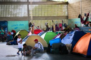 Shelter in Boa Vista receives Venezuelan refugees