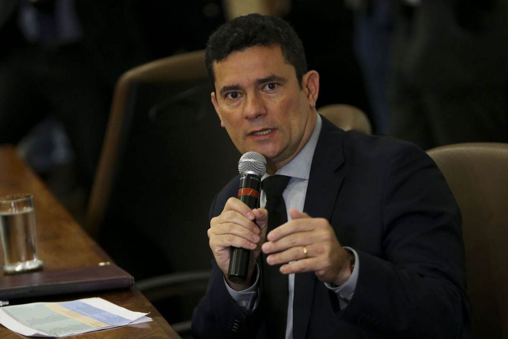 Brasilia DF 04 02 2019 The Minister for Justice and Security, Sergio Moro, meeting withgovernors and state secretaries of public security to present the Anticrime Bill.