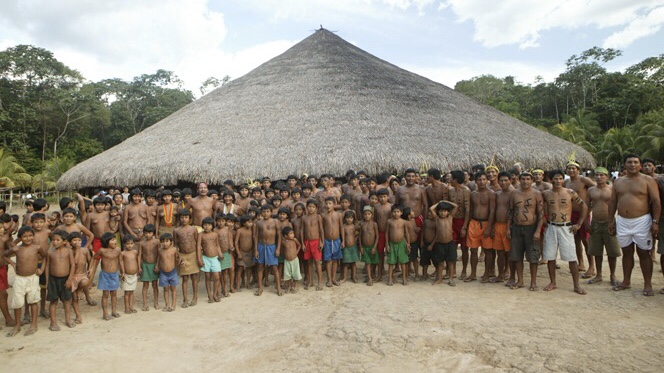 Tribo Waimiri-Atroari (Foto: Divulgação/ Eletrobras Eletronorte)