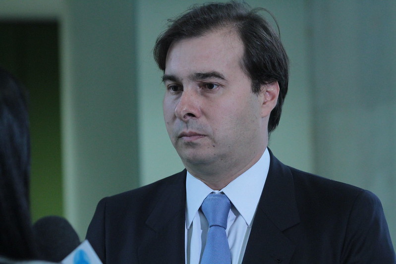 Rodrigo Maia, presidente da Câmara dos Deputados participou de reunião online com Frente Parlamentar 