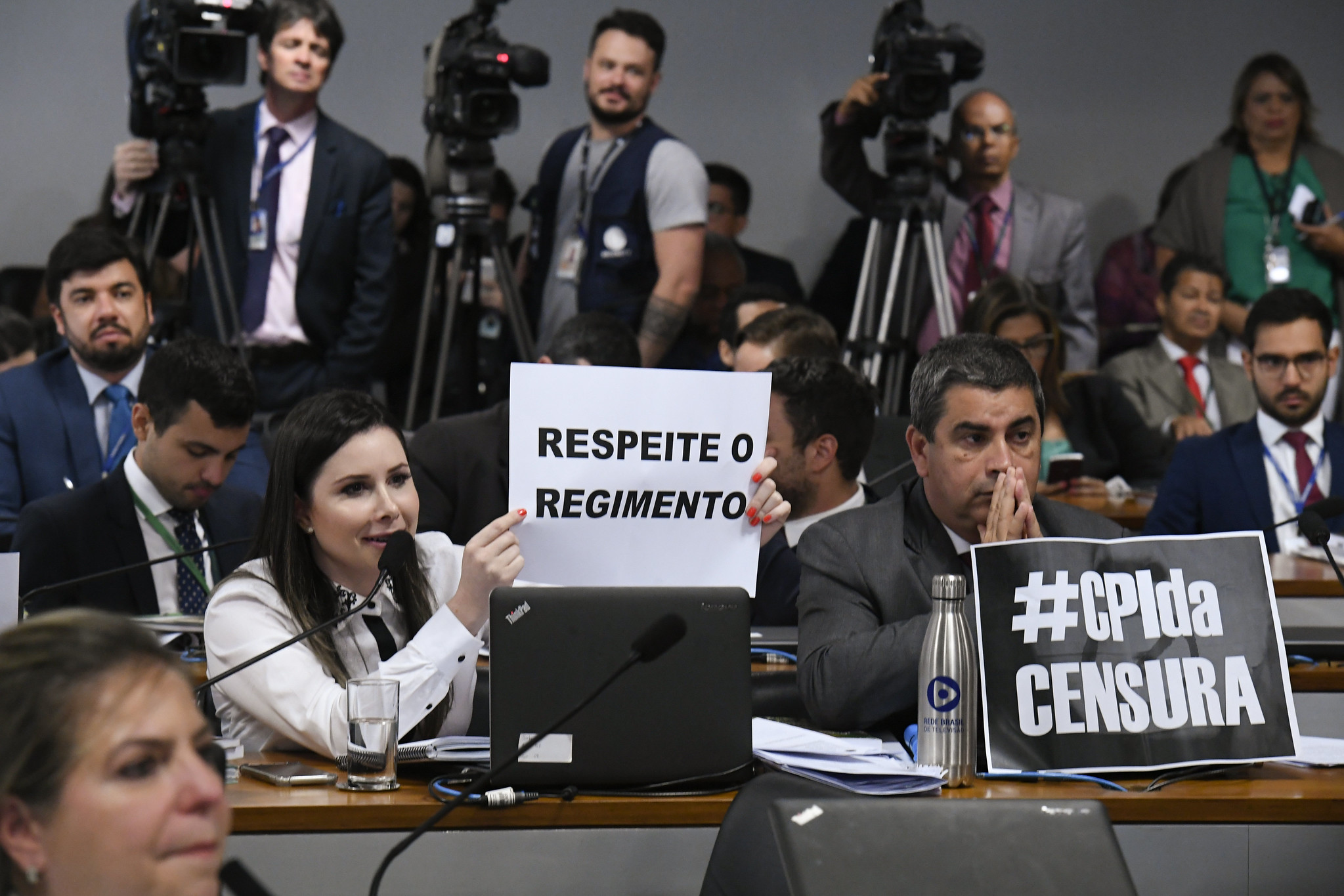 Meeting of the CPMI (Joint Congressional Inquiry Committee) on Fake News. Photo: Edilson Rodrigues/Senate News Agency