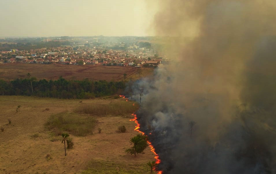 State of Mato Grosso, 09/13/2020 - Fire in the Pantanal wetlands. The Specialized Police Unit on Crimes Against the Environment (Dema) is investigating who is responsible for starting the fires that caused major wildfires in the Pantanal.