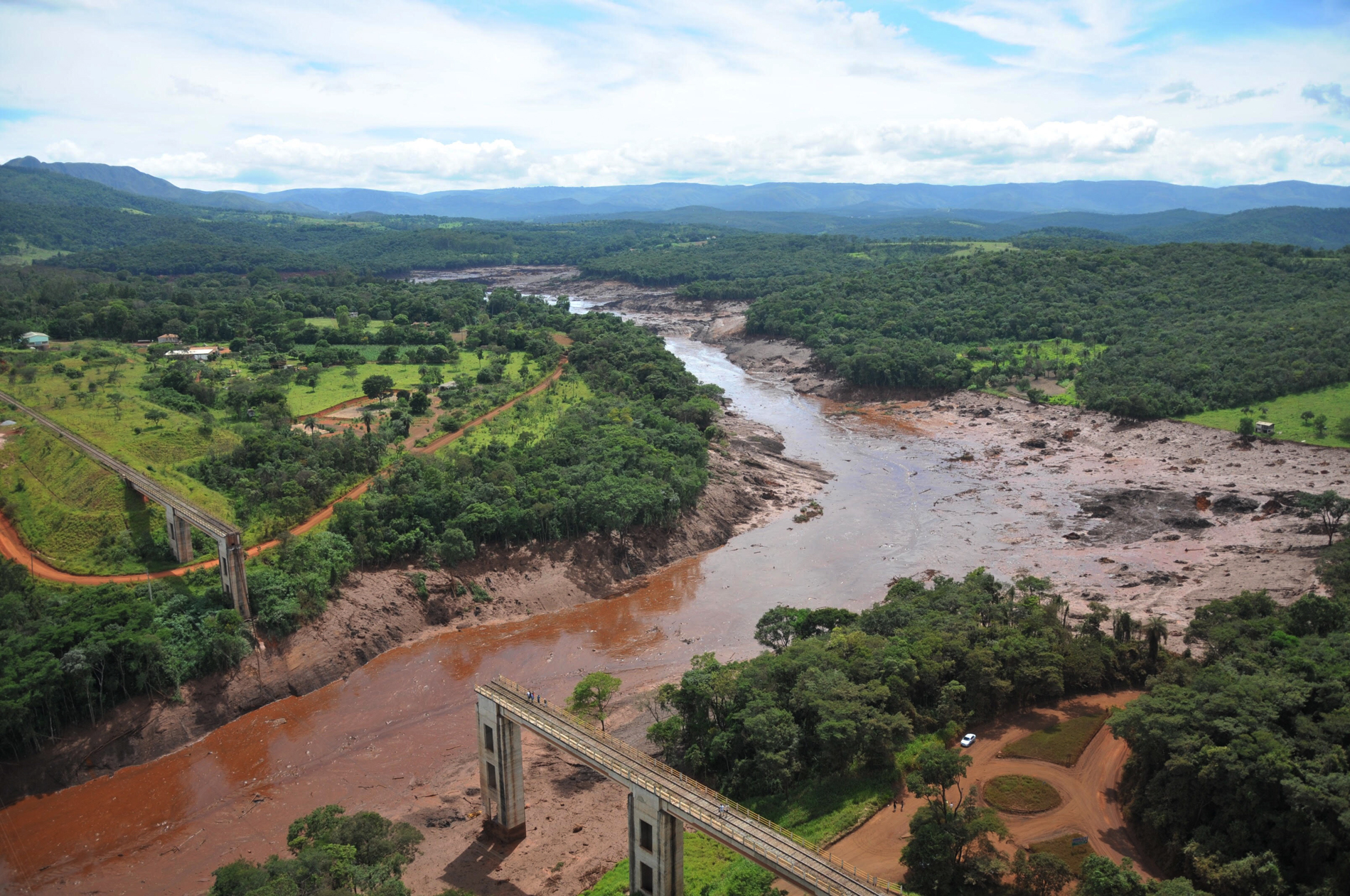 Dam in Brumadinho, Minas Gerais. Photo: Vinicius Mendonça/Ibama

