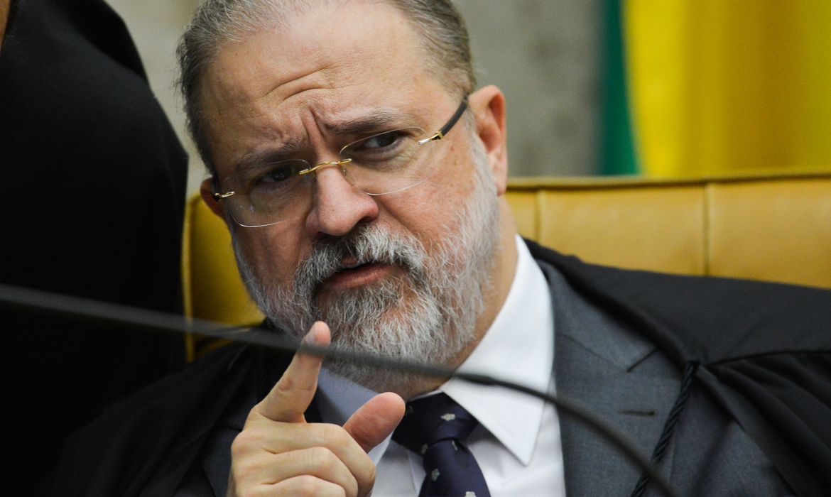 O procurador-geral da República, Augusto Aras, durante sessão do STF. Foto: Fabio Rodrigues Pozzebom/Agência Brasil