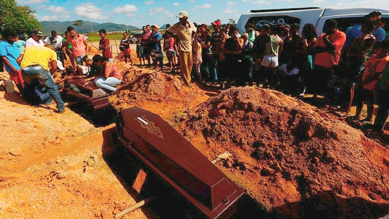 A execução de dez trabalhadores rurais em 24 de maio de 2017 em Pau D’Arco (PA) foi a maior chacina no campo desde o massacre de Eldorados dos Carajás (PA), em 1996 (Foto: Repórter Brasil)
